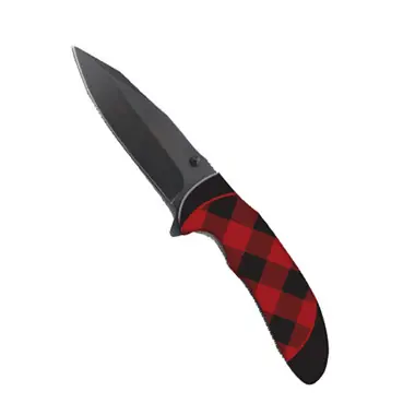 6" Buffalo Plaid Knife Prix Réduit