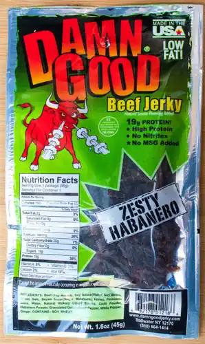 Petit Prix Damn Good Beef Jerky - 1.6oz - Zesty Habenaro Beef Jerky