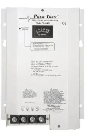 Acheter En Ligne Newmar Pt-24-45u 24v 45 Amp Charger 115/230v Input