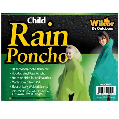 Solde Child Rain Poncho Assorted