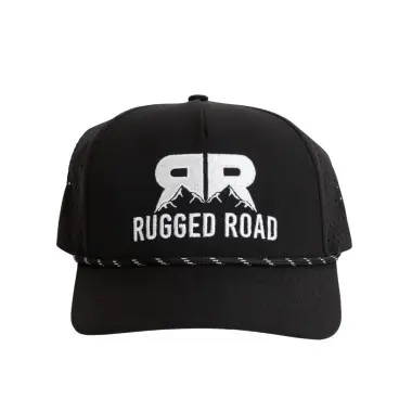 Vente Flash Rugged Road Rope Hat - Black