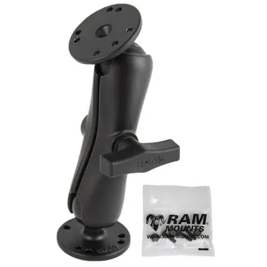 Acheter En Ligne RAM Mount 1.5" Double Ball Mount with Hardware for Garmin Striker + More
