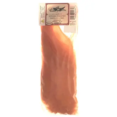 Wapsi Strung Rooster Saddles - Long - Orange Meilleur Prix