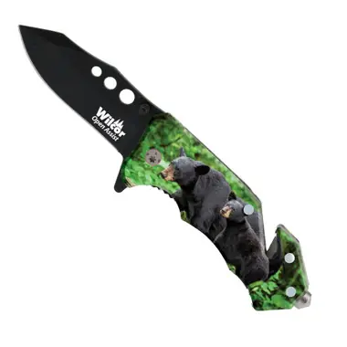 Super Prix 6" Black Bear Knife