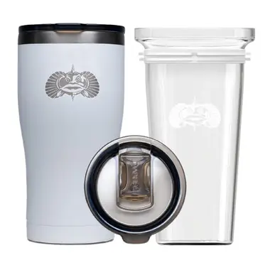 Acheter En Ligne Toadfish Non-Tipping 20oz Tumbler - White