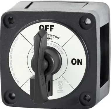 Affaire À Saisir Blue Sea M-series Battery Switch On/off Black With Locking Key