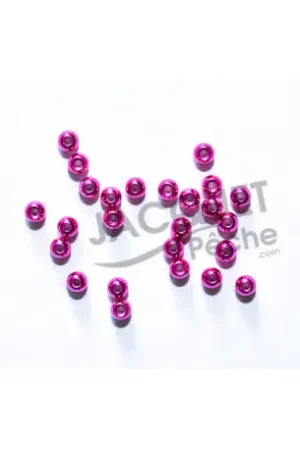 Retour Gratuit Bille Laiton JMC Rose Métalique 3.8mm 25 pcs