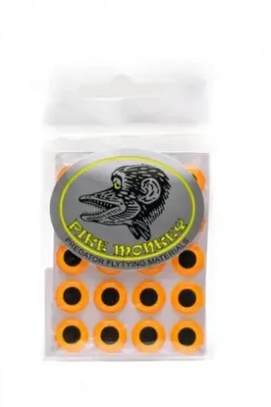 Les yeux époxy Pike Monkey Fluo Orange 8.0mm Bon Plan