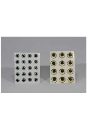 Meilleur Choix Epoxy Eyes FLY SCENE Holographic silver 2.4mm 3/32"