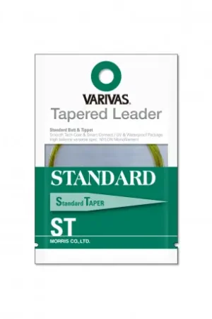 Acheter En Ligne Bas de ligne VARIVAS Tapered Leader Standard Taper Green Nylon 9ft. 6X