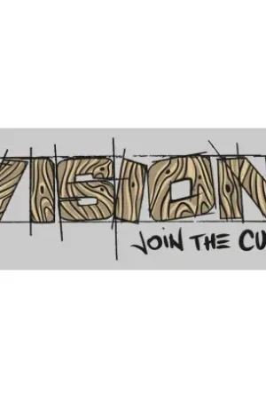 Quantité Limitée Sticker VISION "Join the cult" 40x14cm