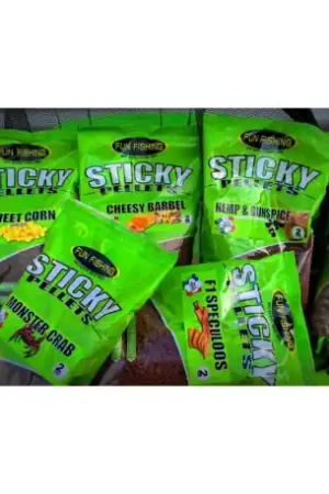 Sticky pellets FUN FISHING chènevis/pain d'épices- 700gr Dernier Modèle