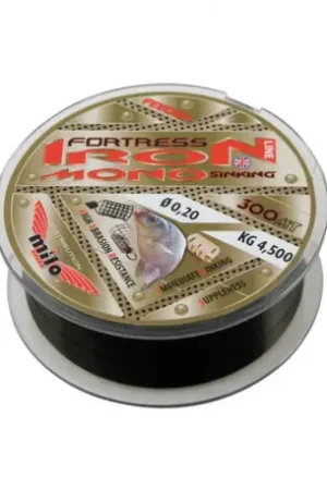 Nylon MILO fortress iron mono 0.30mm 300m- 9.5kg Satisfait Ou Remboursé