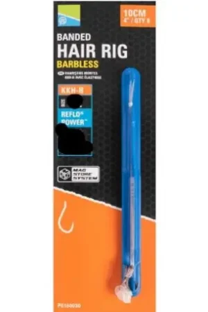 Acheter En Ligne Bas de ligne feeder PRESTON Banded Hair rig barbless 10 Cm 0.21mm (4.062kgs) KKH-B n°14