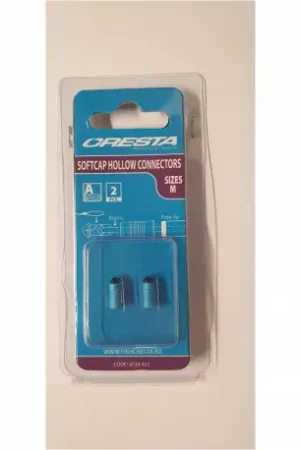 Pas Cher Connecteurs CRESTA Hollow - M Bleu - Par 2