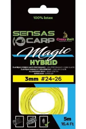 Achetez Aujourd'hui Elastique hybride SENSAS magic- 2.4mm 5mt