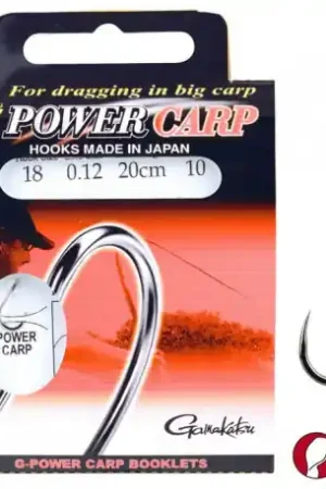 Bas de ligne GAMAKATSU Power carp n°10 BARBLESS 0.20mm 20cm Haute Qualité