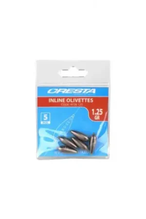 Olivettes CRESTA In-line - 4Gr - 4 Pièces Produit De Marque