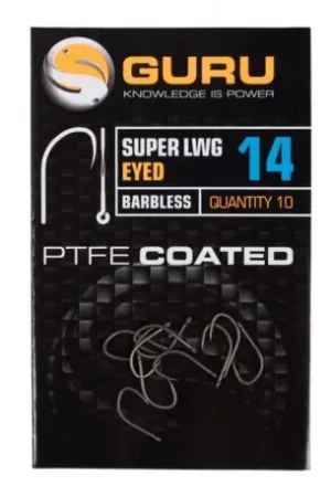 Acheter Direct Hameçons GURU Super LWG eyed barbless n°16