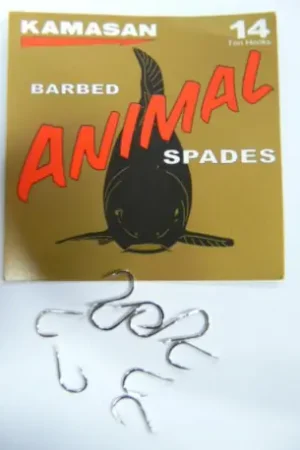 Hameçons KAMASAN Animal Spade barbed - N°14 Offre Limitée