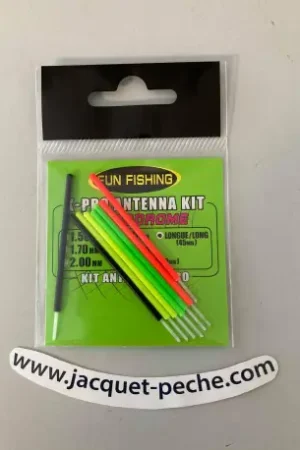 Bon Plan Antenne FUN FISHING Kit 8 pcs 2.0mm Longe 45mm