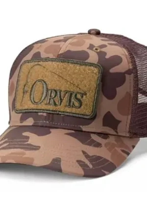 Commander Vite Casquette ORVIS Camo Bent Rod Trucker 1971