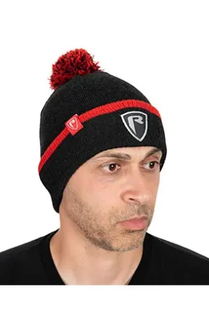 Bon Plan Bonnet FOX RAGE Voyager bobble hat Dark grey