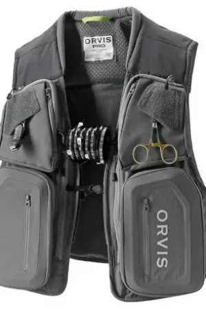 Meilleure Vente Veste ORVIS Pro Gilet Gris Beige T. XXL
