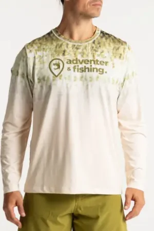 Seulement Aujourd'hui T-shirt ADVENTER FISHING Functional UV Black bass Large
