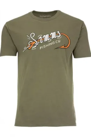 T-Shirt SIMMS Special Knot Military Heather M Bon Marché