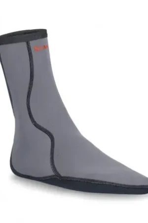 Acheter En Ligne Chaussettes néoprènes SIMMS Neoprene Wading Socks Steel Taille M