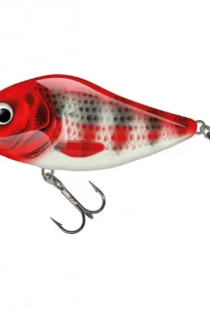 Produit De Marque Leurre SALMO Slider 12cm Holo red head striper