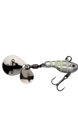 Commander Vite Leurre BERKLEY Pulse Spintail 9gr Glow Silver Zebra