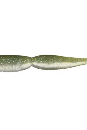 Leurre MEGABASS Super spindle worm 4inch Light green pearl Offre Limitée