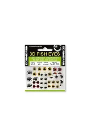 Solde Yeux 3D CORMORAN Auto adhésifs 38pcs violet