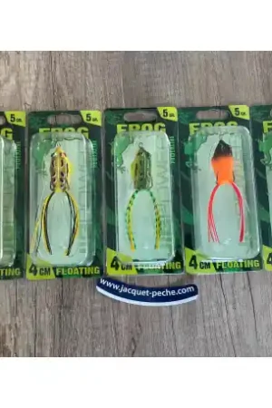 Leurre JIG POWER Frog 4cm Blanc Commander Vite