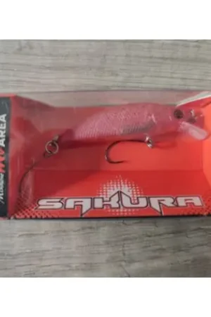 Réduction Leurre SAKURA Phoxy minnow AREA 50mm S Ghost Black tail