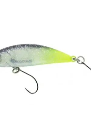 Remise Leurre SAKURA Phoxy minnow AREA 50mm S Black side chart tail