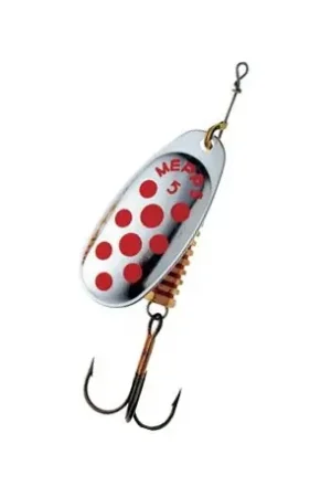 Cuiller MEPPS Comet n°1 Argent points rouges Commander Vite