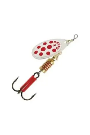 Cuiller MEPPS Aglia n°2 Argent points rouges Solde