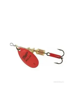 Cuiller MEPPS Aglia n°2 Platinium rouge Promotion