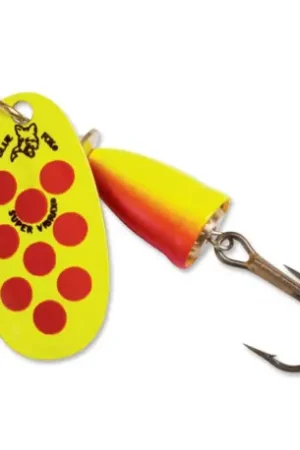 Authentique Leurre BLUE FOX Vibrax Hot pepper n°3 CLN