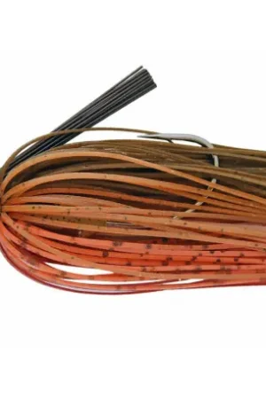 Rubber jig KEITECH Cranckin' football 10.5gr Green pumpkin craw Top Vente