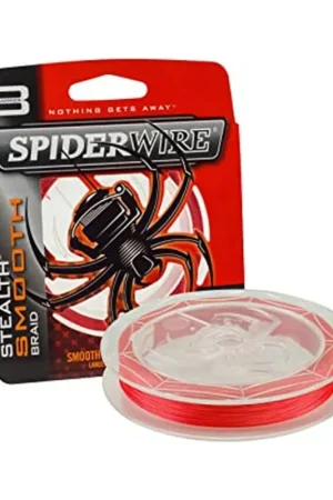 Tresse SPIDERWIRE Stealth smooth Rouge SSM8 0.23mm 23.6 kg 150m Top Vente