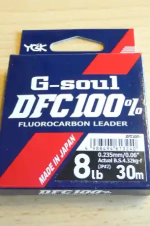 Fluorocarbone YGK G-soul DFC 100% 0.165mm 2.21kg 30m Nouveauté