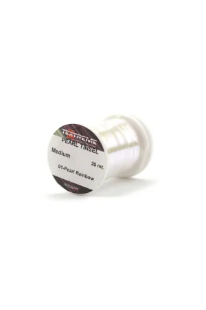 Pearl Tinsel TEXTREME Pearl Rainbow Medium 20Mt Expédition Rapide