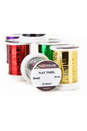 Flat Tinsel TEXTREME Silver Small 30Mt Offre Limitée