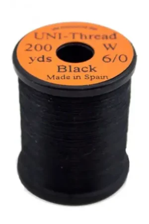 Fil de Montage UNI THREAD 6/0 200 yds Noir Bon Plan