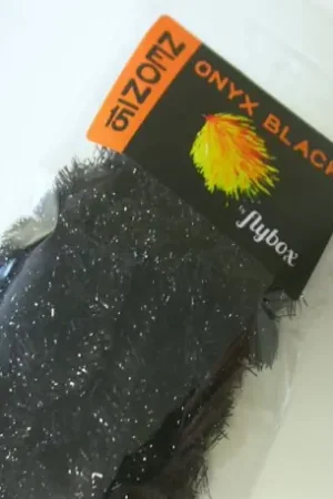Chenille Neon FLYBOX onyxblack 15mm Super Prix