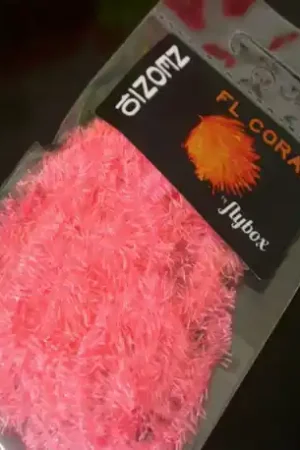 Commande En Gros Chenille Neon FLYBOX fluocoral 10mm